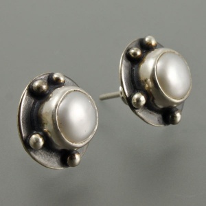 Kolczyki z perłą (ID1350)