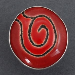 Pierścionek z ceramiką (ID760)