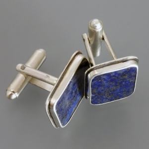 Spinki do mankietów z lapis lazuli (ID2063)